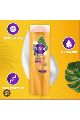 Elidor Summer Hibiskus İpek Proteini & C Vitamini Rescue S.o.s. Şampuan 400 ML