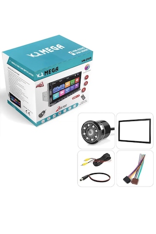 7 İnç Dokunmatik Double Teyp + 8 Led Gece Görüş Geri Vites Kamera