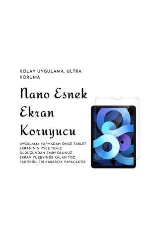 Apple Ipad Air Uyumlu 5.nesil 2022 10.9" A2588-a2589-a2591 Kılıf + Ekran Koruyucu + Kalem Seti Kapaklı Kılıf