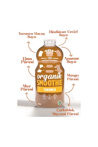 Elite Organik Turuncu Smoothıe 946 Ml