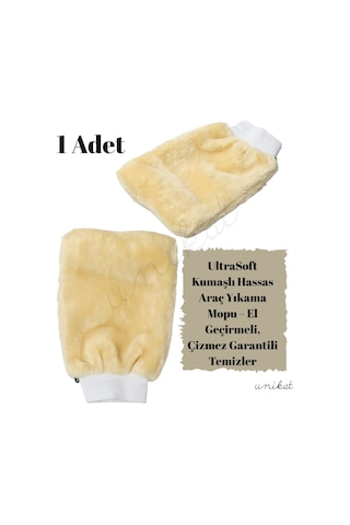 Unikat Ultrasoft Kumaşlı Hassas Araç Yıkama Mopu El Geçirmeli, Bol Köpük 1 Adet