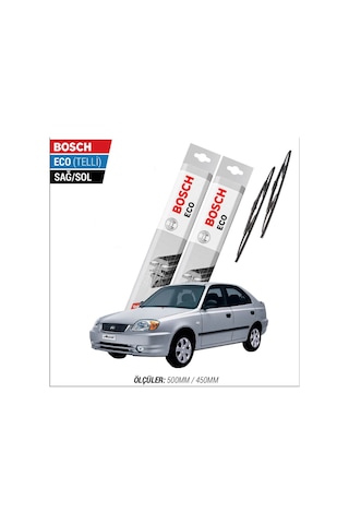 Hyundai Accent Silecek Takımı 2000-2005 Bosch Eco