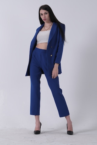 Feminist Saks Blazer Ceket Pantolon İkili Takım 0106305.26 Saks