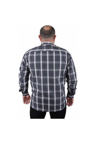 Starbattal Büyük Beden Erkek Gömlek Line Square 23366 NEFTI