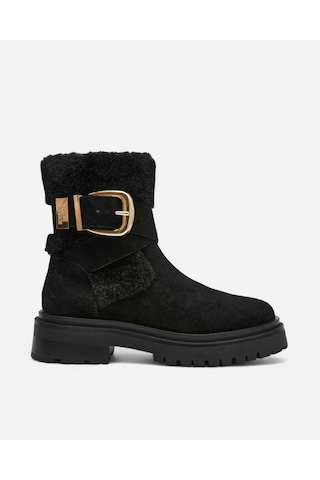 Steve Madden Lodge Black Sued Kadın Siyah Bot Lodge