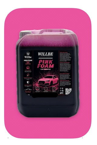 Willbe Auto Care Pembe Oto Şampuanı 5 Kg Pink Foam