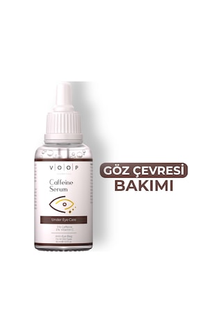 Kafein Göz Altı Morlukları Karşıtı 5% Caffeine + 2% Vitamin C 30 Ml Serum