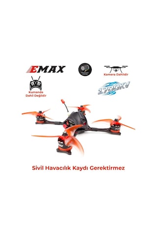 Emax Hawk Pro 5 Inch 4s-6s Bnf Kameralı Fpv Racing Drone 1700kv W/caddx Ratel Kamera Kumanda Hariç