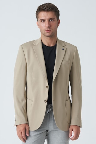 White Stone Belfast C4010 Slim Fit 6 Drop Ceket Bej-bej Bej