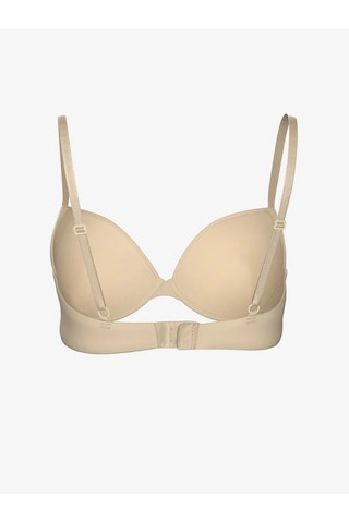 Scm Lingerie Scm Lıngerıe Siyah Balenli Dolgusuz Düz Tişört Sütyen 2'li Paket Siyah-ten Siyah - Ten Rengi