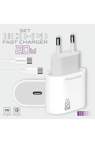 Ec-021 Ec-021 20w Eco-pd Hızlı Şarj Usb-c To Type-c Ec-021 Ec-021 20w Eco-pd Hızlı Şarj Usb-c To Type-c