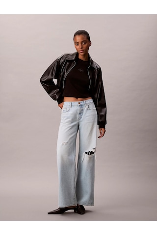 Calvin Klein Kadın Tişört-lv047a803g Siyah