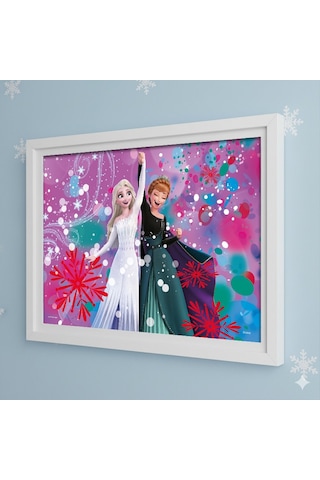 Ks Games 50 Parçalı Kız Çocuk Frozen Lisanslı Kutulu Puzzle - Frz709 Standart