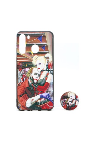 Nettech Samsung Galaxy A21 Uyumlu Desenli Popsocket Seri Arka