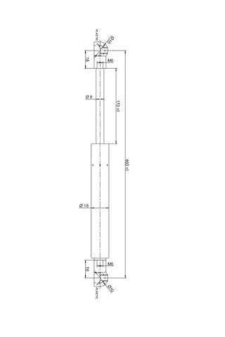 Renault Scenic 1 1998-2003 Uyumlu Sağ + Sol Takım Arka Cam Amortisörü 2 Adet 460mm 7700430022 Bagaj Amortisör