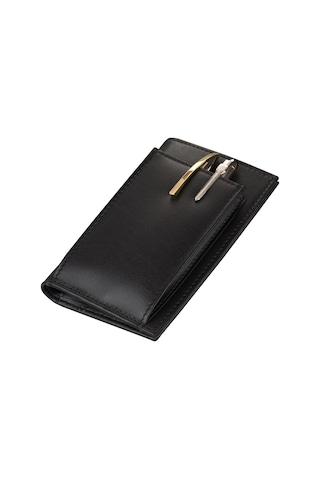 2K DERİ KALEMLİK NOTLUK CÜZDAN TELEFON CEPLİ KLM-1 SİYAH 11X17,5 CM