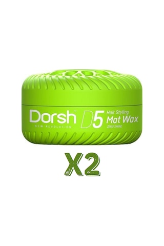 Dorsh Saç Şekillendirici Wax Mat Wax D5 150 Ml 2 Adet