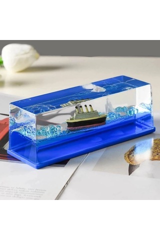 Batmayan Gemi Hediyelik Dekoratif Ev Ve Ofis Hediyesi Özel Aşk Gemisi 5365