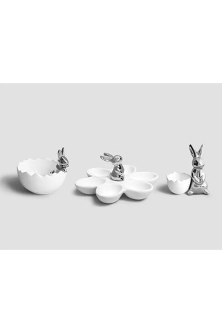 Togas Falber Beyaz-gümüş. Yumurta Standı 8x5x9, 1 Adet. 158901898 Diğer