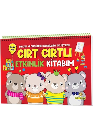 4-6 Yaş Cırt Cırtlı Etkinlik Kitabım - Yükselen Zeka Yayınları