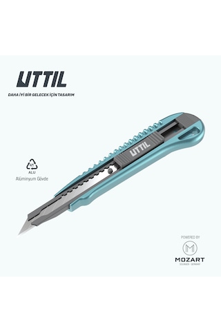UTTIL Nmuk07-30 Alüminyum Gövde 30 Derece 9 Mm Metal Maket Bıçağı