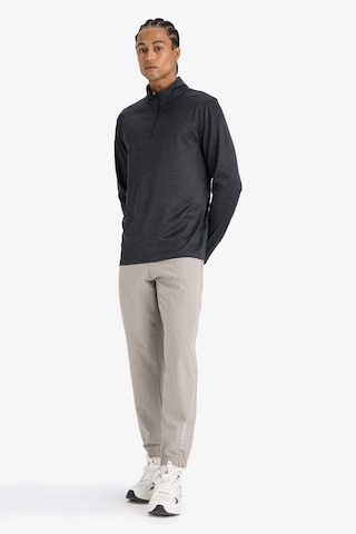 Defacto Defactofit Slim Fit Dar Kesim Fermuar Cepli Dokuma Sporcu Jogger F1288ax25augr317 Gri