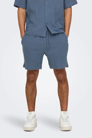 Only&sons Onstel-pas 0158 Shorts Mavi Erkek Şort Mavi