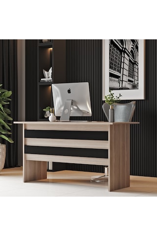 Robinhome Robin Home Verona A Ofis Büro Çalışma Masası Meşe - Siyah