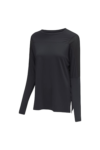 Wezone Kadınlar İçin Nefes Alabilen Çabuk Kuruyan Fitness Tişörtü - Koşu, Yoga, Spor Giyim SiYAH