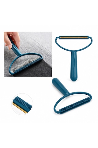 Go İthalat 2in1 Başlı Plastik Saplı Metal Tiftik Tüy Toplama Pls.kaşıyıcı Aparat Pet Shop