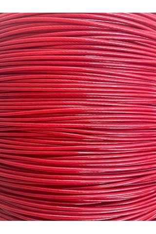 Kırmızı Izoleli Pvc Çelik Halat 2X3Mm 100 Metre