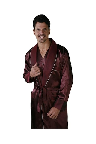 Ancelo 333 Saten Pijama Takım Ve Robdöşambr 3lü Damat Çeyiz Set 001