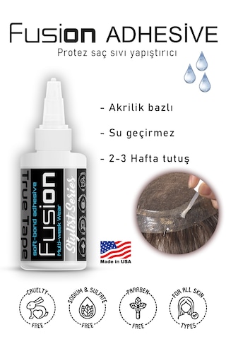 True Tape Fusion Protez Saç Likid Yapıştırıcı 1.7 Fl Oz 50ml