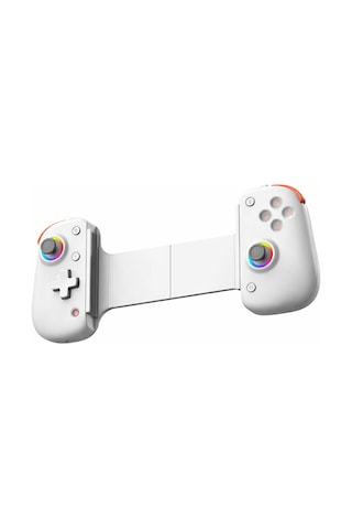 Schitec Android Apple Uyumlu iOS Harmonyos Switch Androidtv Windows Akıllı Bluetooth Teleskopik Gamepad Joystick Beyaz D8 Pro