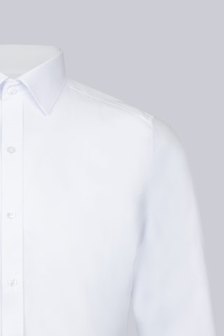 Hatemoğlu Beyaz Slim Fit Desenli Slim Yaka Pamuklu Uzun Kollu Klasik Gömlek 34309 4111993