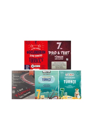 7.sınıf 2024-2025 Türkçe Soru Bankası Set