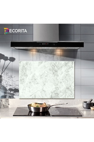 Decorıta Cam Ocak Arkası Koruyucu | Taş Görünümlü