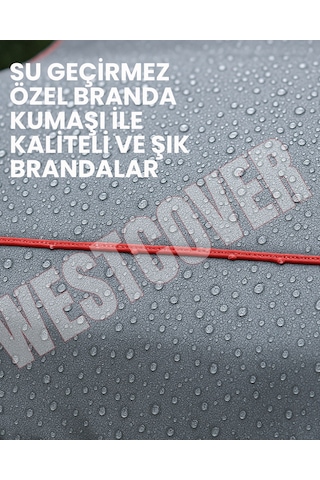 Fiat Fiorino Uyumlu Kırmızı Dikişli-gri Oto Branda,çadırı