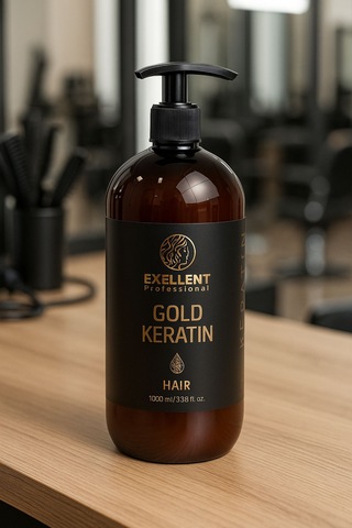 Exellent Profesyonel Gold Keratin