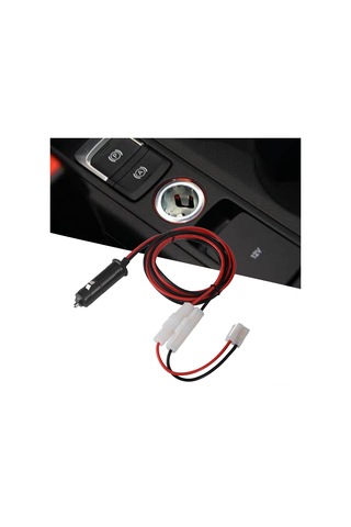 Tenfowee Yaesu Ft Serisi 7900/7800/8800/8900/1907/1807/1802 Araç Radyosu Sigara Çakmak Kablosu - Çift Sigorta Ve T Tipi Bağlantı, 1.5m, 12-14v