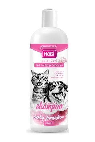 Hobi Bebek Pudrası Kokulu Kedi Köpek Şampuanı 400 ML