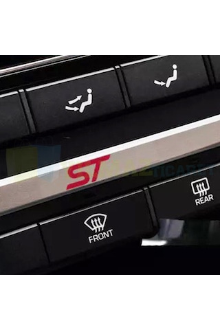 Ford St Logo Torpido Vites Direksiyon Konsol Oto Sticker 10 Adet 2 X 1 Cm