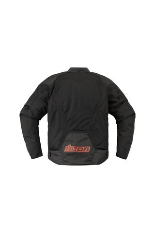 Icon Overlord 3 Mesh Korumalı Motosiklet Montu Siyah Koyu Gri