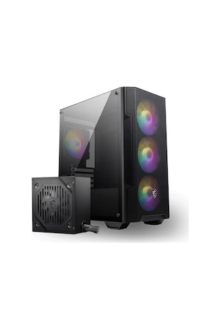 Msı Mag Forge M100a D60 600w 80+ Akrilik Yan Panel 3x120mm 1x120mm Argb Bronze Matx Gamıng Kasa