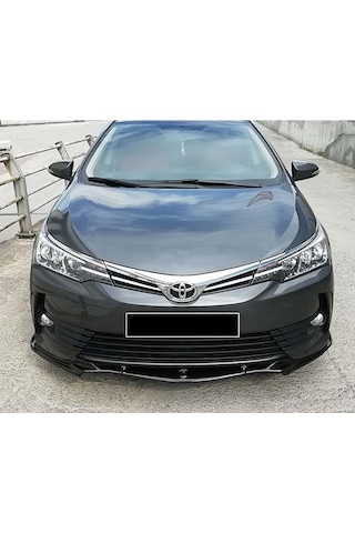 HasAkman Toyota Corolla Uyumlu E170 Trend Ön Lip Piona Black 2013 2014 2015 2016