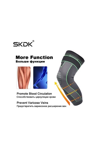 Pazly--egzersiz Için Termal Dizlikler L Yeşil