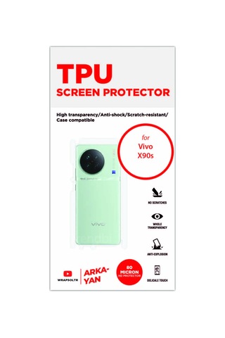 Vivo X90s Arka Ve Yan Kaplama Koruyucu Hd Film