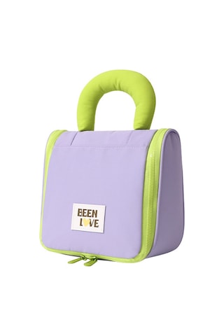 Kancalı Seyahat Kozmetik Saklama Çantası Mor