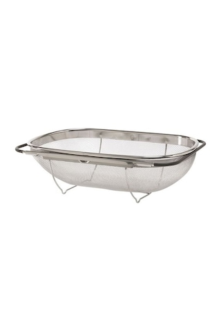 Kulplu-Lavaboya Uygun Süzgeç. Ikea Paslanmaz Çelik Ölçü 34X23 CM Kulplu-Lavaboya Uygun Süzgeç. Ikea Paslanmaz Çelik Ölçü 34X23 CM