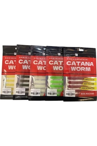 Naniwaosakashi Catana Worm 8cm Suni Yem